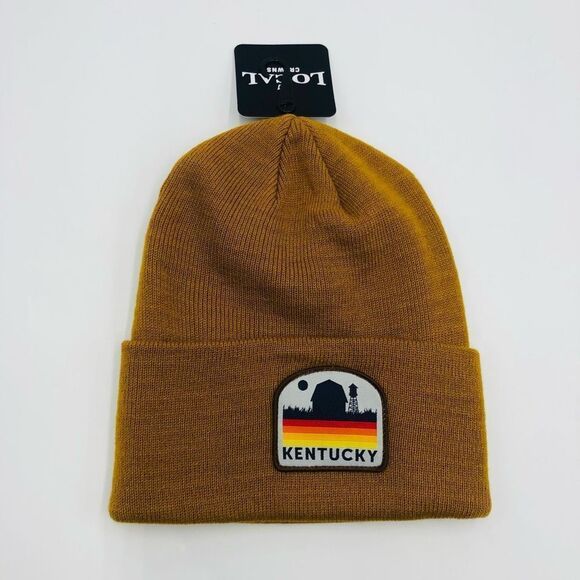 Brand New Local Crowns Kentucky Views Unisex Beanie Tan One Size - Picture 2 of 3